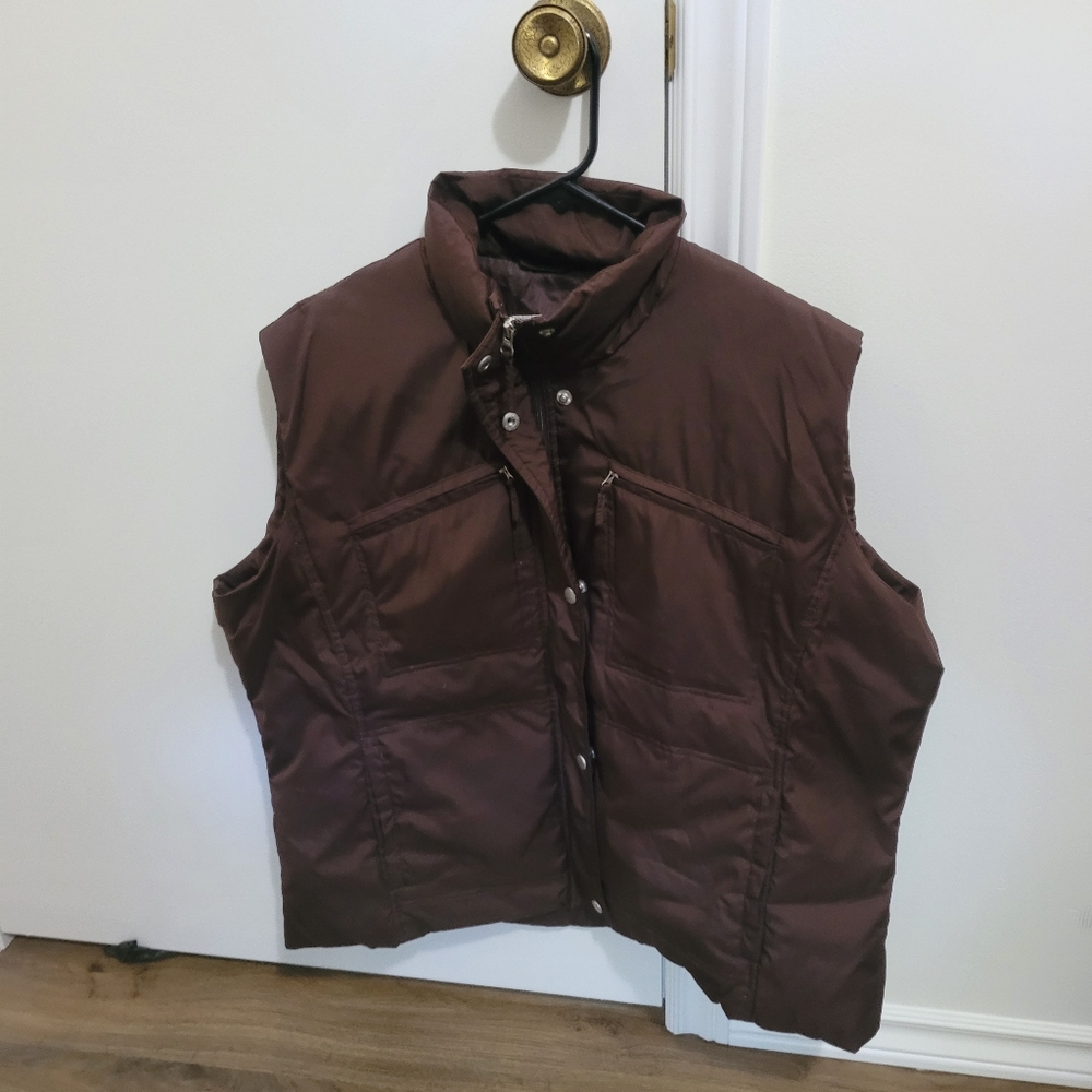 Ricki's Chocolate Brown Puffer Vest Womens Size Xxl